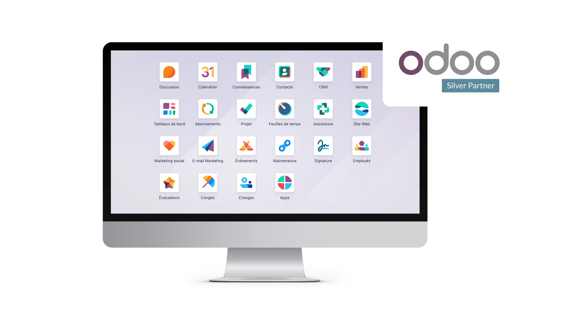 ordinateur avec Odoo